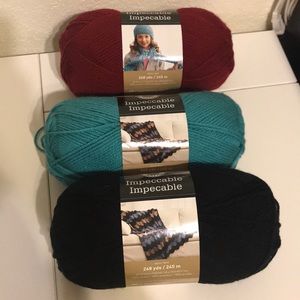 3 color brand new yarns